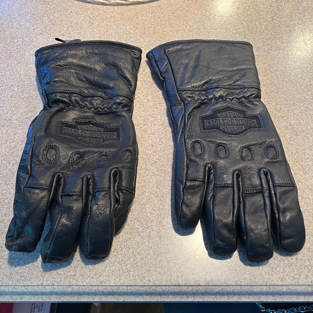 😎😎😎😎HARLEY DAVIDSON LEATHER GLOVES 😎😎😎😎😎